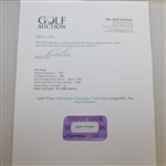 Ogden Phipps 1994 Masters Tournament Trophy Room Badge #685 - Ray Floyd Collection