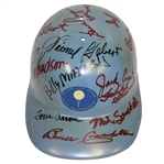 Multi-Signed Vintage Cleveland Open Blue Hard Hat - Hebert, Goalby, Aaron, others JSA ALOA