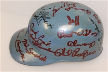 Multi-Signed Vintage Cleveland Open Blue Hard Hat - Hebert, Goalby, Aaron, others JSA ALOA