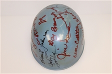 Multi-Signed Vintage Cleveland Open Blue Hard Hat - Hebert, Goalby, Aaron, others JSA ALOA