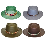Four Don Cherry Personal Kangol Design Golf Hats - Green (mesh), Lt Purple, Brown, & Plum