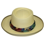 Four Don Cherry Personal Kangol Fancy Wide Strap Golf Hats - Blue, Red, Purple, & Multi