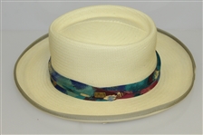 Four Don Cherry Personal Kangol Fancy Wide Strap Golf Hats - Blue, Red, Purple, & Multi