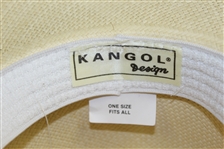 Four Don Cherry Personal Kangol Straw Fancy Strap Golf Hats - Plaid, Blue, Multi, & Thin Brown 