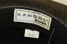 Three Don Cherry Personal Kangol Wide Strap Black Golf Hats - Blue, White, & Cream 