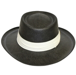Three Don Cherry Personal Kangol Wide Strap Black Golf Hats - Blue, White, & Cream 