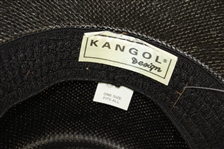 Three Don Cherry Personal Kangol Wide Strap Black Golf Hats - Blue, White, & Cream 