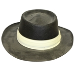 Three Don Cherry Personal Kangol Wide Strap Black Golf Hats - Blue, White, & Cream 