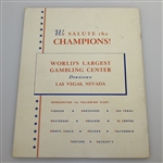 1954 Second Annual Tournament of Champions at Wilbur Clark's Desert Inn CC