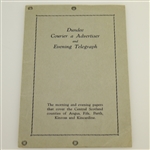 1931 British Open Golf Championship Plan in Colour of Carnoustie Course Pamphlet