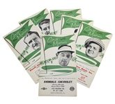 Six 'Golf with the Masters' Brochures - Demaret, Middlecoff, Mangrum, & others