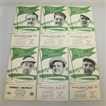 Six 'Golf with the Masters' Brochures - Demaret, Middlecoff, Mangrum, & others