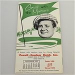 Six 'Golf with the Masters' Brochures - Demaret, Middlecoff, Mangrum, & others