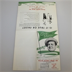 Six 'Golf with the Masters' Brochures - Demaret, Middlecoff, Mangrum, & others