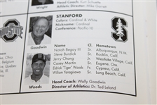 1995 NCAA Golf Championships Program - Tiger Woods Freshman Year & Placed 5th