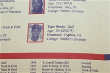 1995 AAU James E. Sullivan 65th Annual Memorial Award Dinner Program - Tiger Finalist