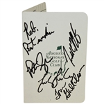 1997 Davis Cup American Team Signed Augusta National Scorecard JSA ALOA