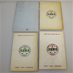1953, 1958, & 1960 Official Player PGA Catalogs with 1960 PGA Record Book