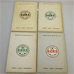 1961 & 1962 Official Player PGA Catalogs with 1961 & 1962 PGA Record Books