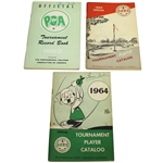 1963 & 1964 Official Player PGA Catalogs with 1963 PGA Record Book-Furman Bisher Collection