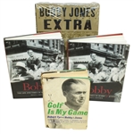 Four Bobby Jones Books - Two Signed by Sid Matthews & One by Bobby Jones IV JSA ALOA