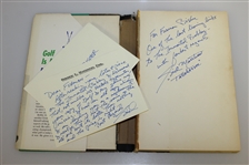Four Bobby Jones Books - Two Signed by Sid Matthews & One by Bobby Jones IV JSA ALOA