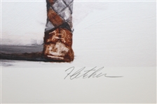 Ltd Ed Bobby Jones Post-Swing Giclee Signed by Artist Robert Fletcher #4/50