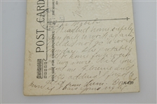 'The Ancient and Honourable Game' Postcard with 1912 'Longing for you' Postcard
