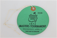 1974 Masters Ticket, 1988 Records of the Masters Booklet, & 'Story of Augusta National' Book