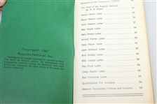1974 Masters Ticket, 1988 Records of the Masters Booklet, & 'Story of Augusta National' Book
