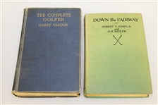 'The Complete Golfer' by Harry Vardon & 'Down the Fairway' by Jones & Keeler Golf Books