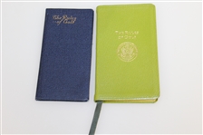 Two Rules of Golf Booklets, The 'Ri-Co' Muffler, Wilson Hint Book, Postcard, & Score Book