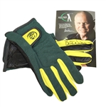 Butch Harmon Signed 'Right Grip' Green/Yellow Golf Gloves JSA ALOA