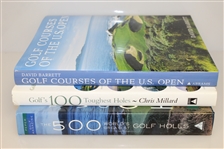 '500 World's Greatest Golf Holes', 100 Toughest Holes', & 'Golf Courses of the US Open' Books