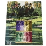 Multi-Signed 1996 US Open Program - Mickelson, Stricker, Kite, and others JSA ALOA