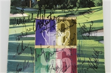 Multi-Signed 1996 US Open Program - Mickelson, Stricker, Kite, and others JSA ALOA