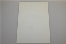 Lowell Thomas Signed Four Letters to Charles Price JSA ALOA