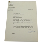 A. L. Binder Signed Two Letters to Charles Price JSA ALOA