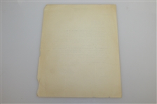 Robert F. Goheen Signed Two Letters to Charles Price JSA ALOA