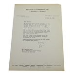 Victor Armstrong Signed Two Letters to Charles Price JSA ALOA
