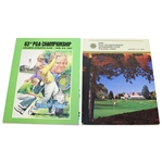 1981 & 1986 PGA Championship Programs - Atlanta Athletic Club & Inverness Club
