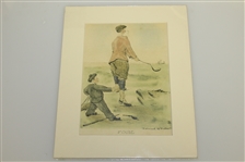 Four Edmund Fuller Prints - The Last Put, Fore, The Bunker, & Entitled to See the Ball