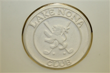 Lake Nona Club Golf Club Bill Waugh Handcrafted Porcelain Decanter 