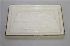 Baltusrol Porcelain Card Holder with Commemorative Playing Cards by Artist Bill Waugh
