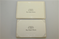 Baltusrol Porcelain Card Holder with Commemorative Playing Cards by Artist Bill Waugh