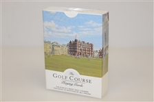 Baltusrol Porcelain Card Holder with Commemorative Playing Cards by Artist Bill Waugh