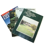 1973, 1983, 1984, & 1986 US Open Championship Official Programs