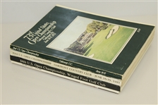 1973, 1983, 1984, & 1986 US Open Championship Official Programs
