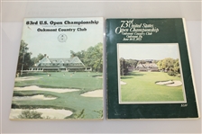 1973, 1983, 1984, & 1986 US Open Championship Official Programs