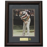 José María Olazábal Signed Masters Shot Display with Notation - Framed JSA ALOA